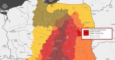 Ostrzeżenia meteorologiczne dla Mazowsza